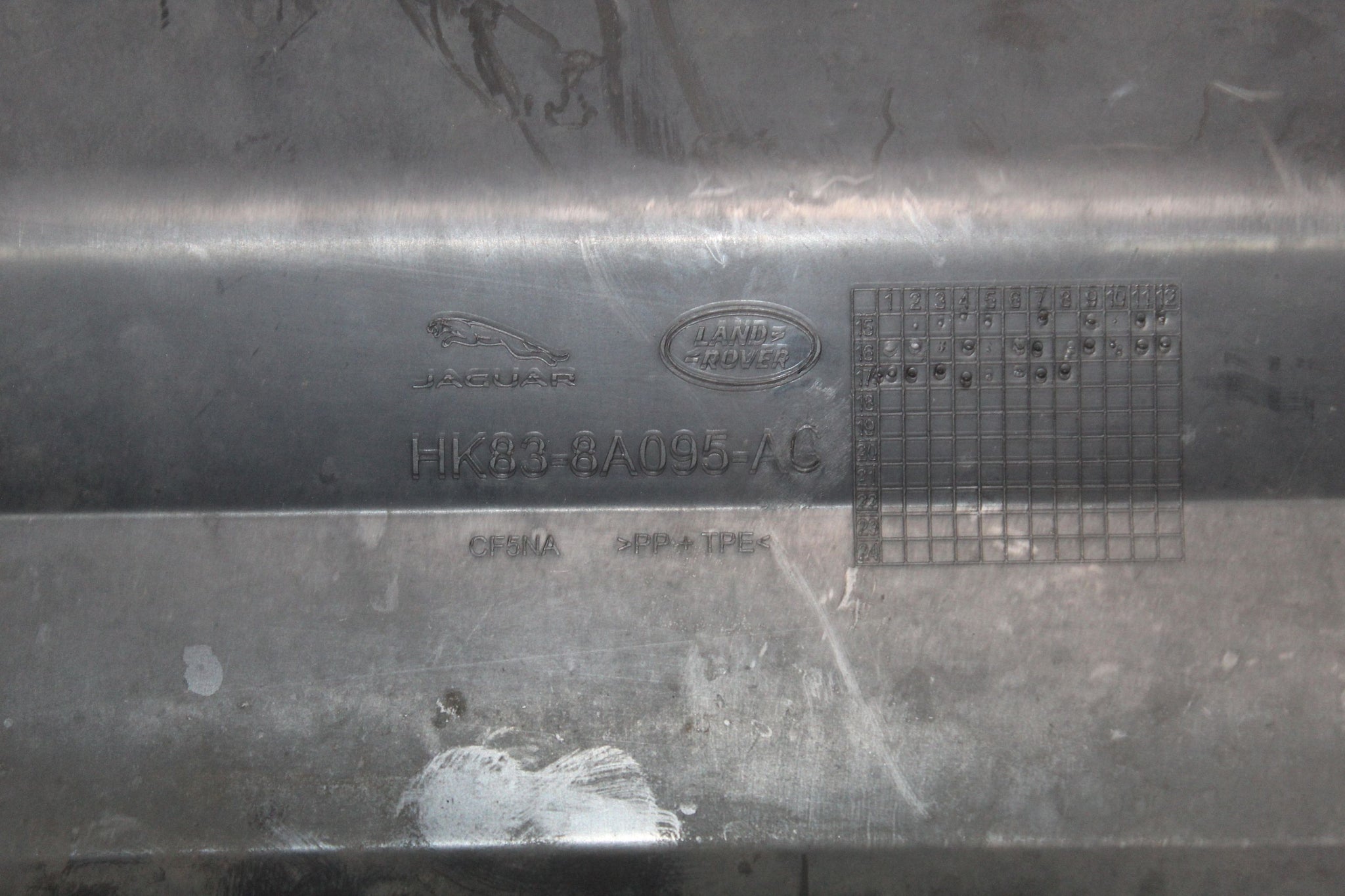 2017 JAGUAR F PACE Radiator Lower Air Duct Slam Panel HK83-8A095-AC