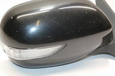 2009 SUBARU OUTBACK RIGHT SIDE FRONT WING MIRROR 32J OBSIDIAN BLACK PEARL