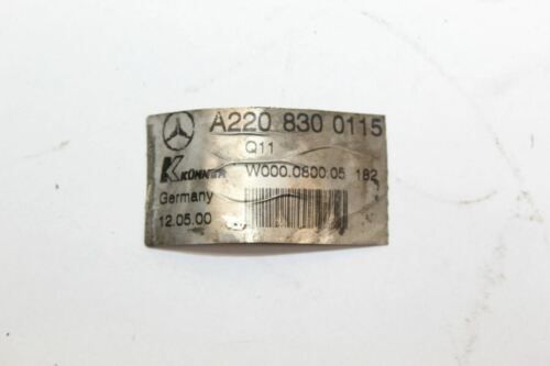 2000 MERCEDES CL500 W215 5.0 AIR CON PRESSURE PIPE A2208300115