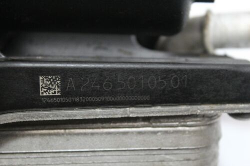 2019 MERCEDES A CLASS W177 2.0 OIL FILTER HOUSING WITH COOLER A2465010501