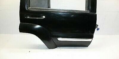 2007 JEEP CHEROKEE RIGHT SIDE REAR DOOR DX8 BLACK CRYSTAL