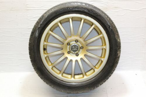 2009 SUBARU IMPREZA Alloy Wheel With Tyre 215 / 50 R17 5MM GOLD