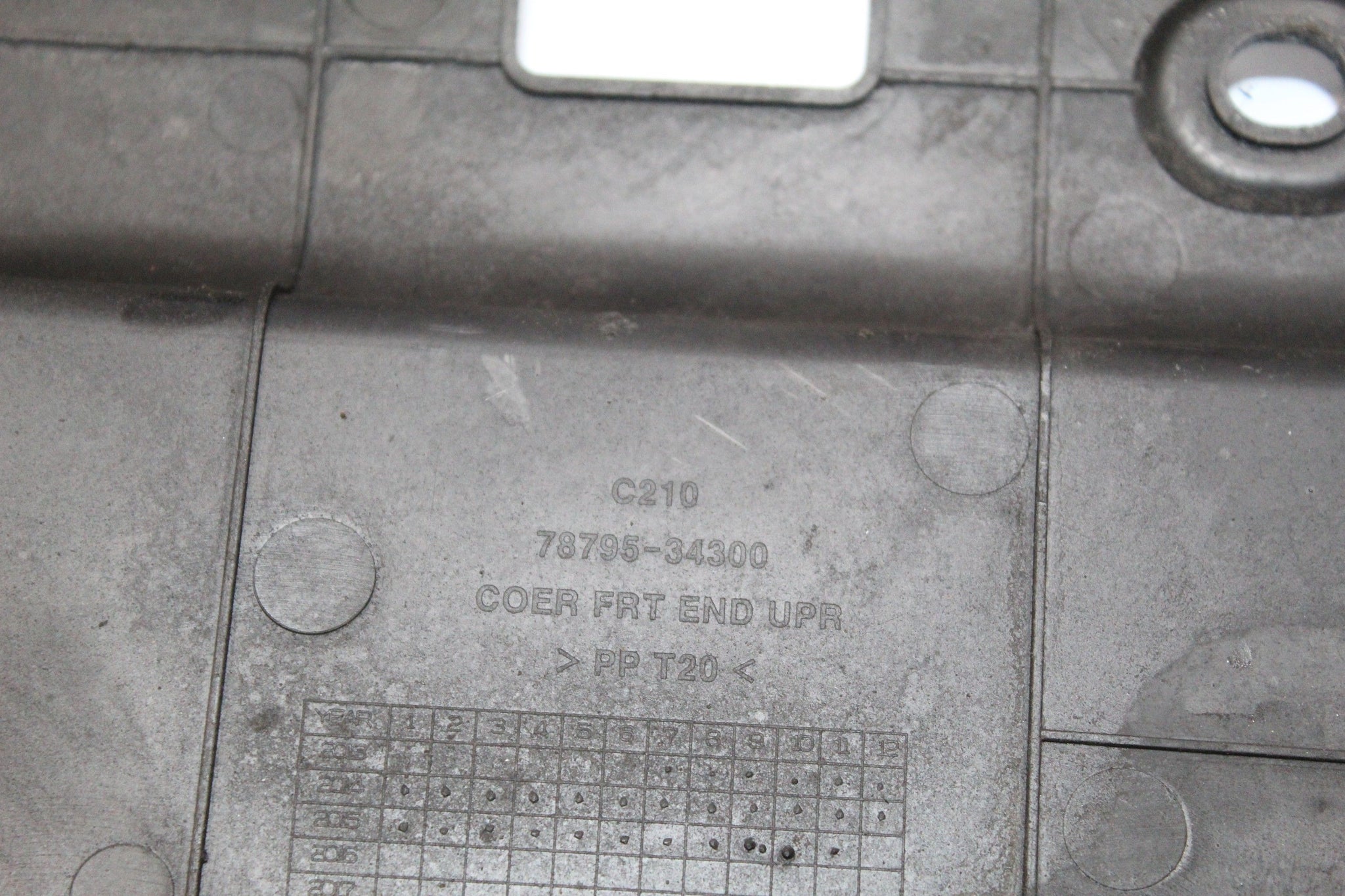Ssangyong Korando Slam Panel Cover 78795-34300 2017