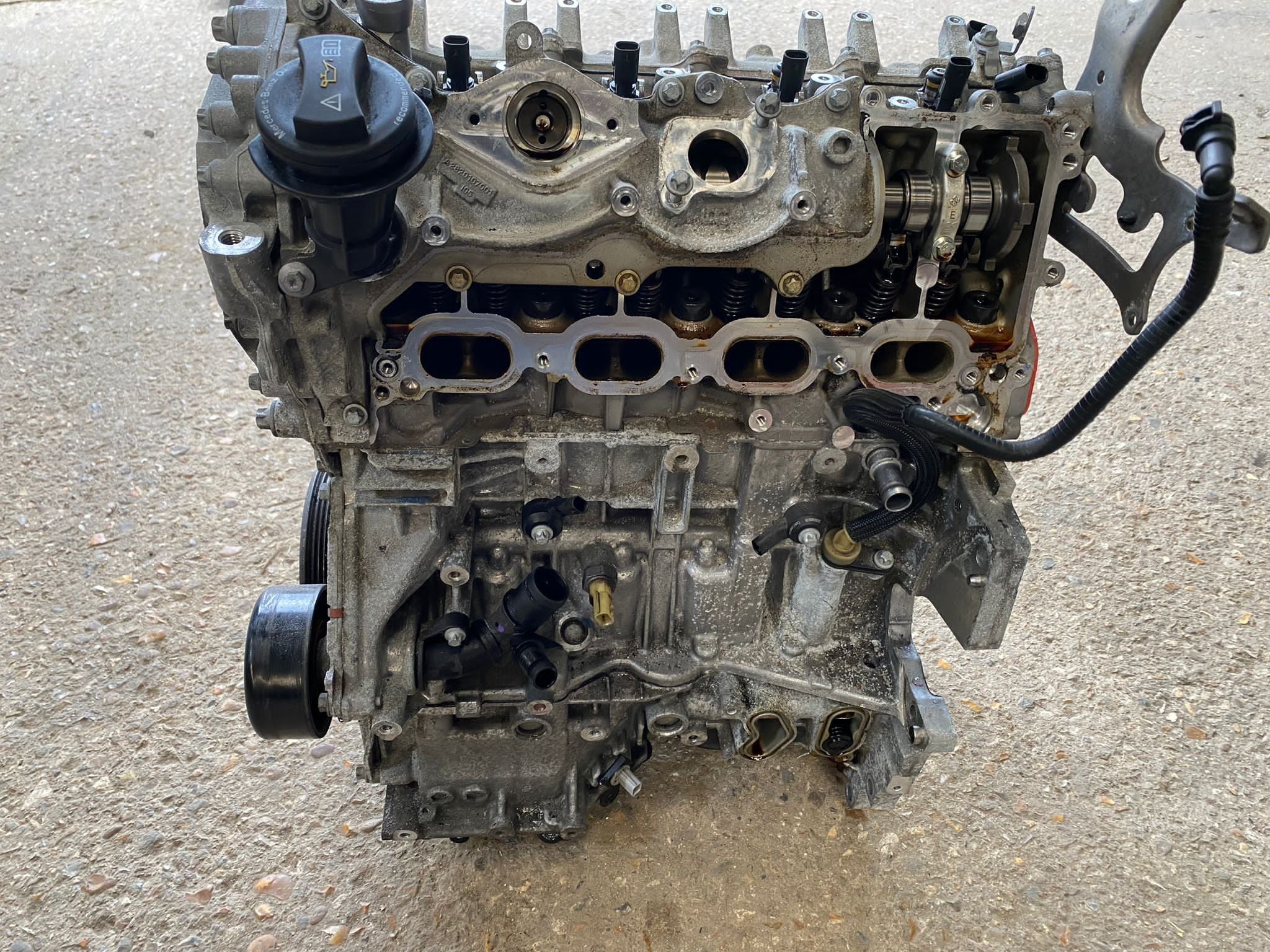Mercedes W177 1.3 Engine With Injectors 2019 282.914
