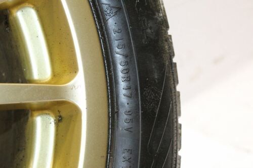2009 SUBARU IMPREZA Alloy Wheel With Tyre 215 / 50 R17 5MM GOLD