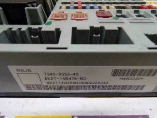 2008 JAGUAR XF 2.7 FRONT FOOTWELL FUSE BOX P/N 8X2T-14B476