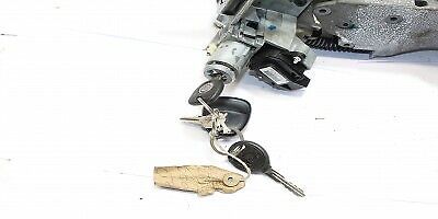 2006 CADILLAC CTS STEERING COLUMN WITH IGNITION BARREL AND KEY