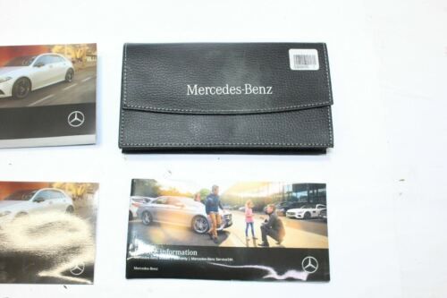 2019 MERCEDES A CLASS W177 AMG 2.0 OWNERS MANUAL HAND BOOK WITH WALLET