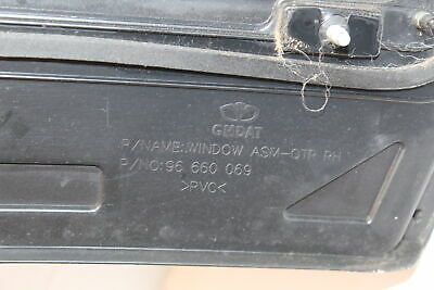 2007 VAUXHALL ANTARA RIGHT SIDE REAR QUARTER PANEL (STICKER TINT) 96660069