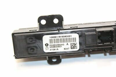 2010 DODGE JOURNEY HAZARD LIGHT AND ESP SWITCH PANEL 04602562AG