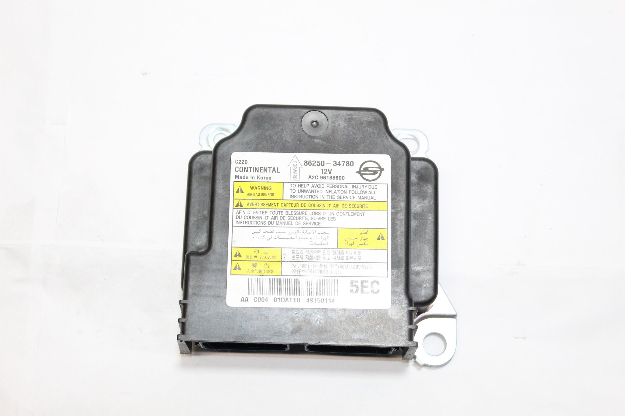 Ssangyong Korando Airbag Control Module Ecu 86250-34780