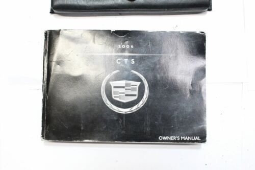 2006 CADILLAC CTS OWNERS MANUAL HAND BOOKS WITH WALLET