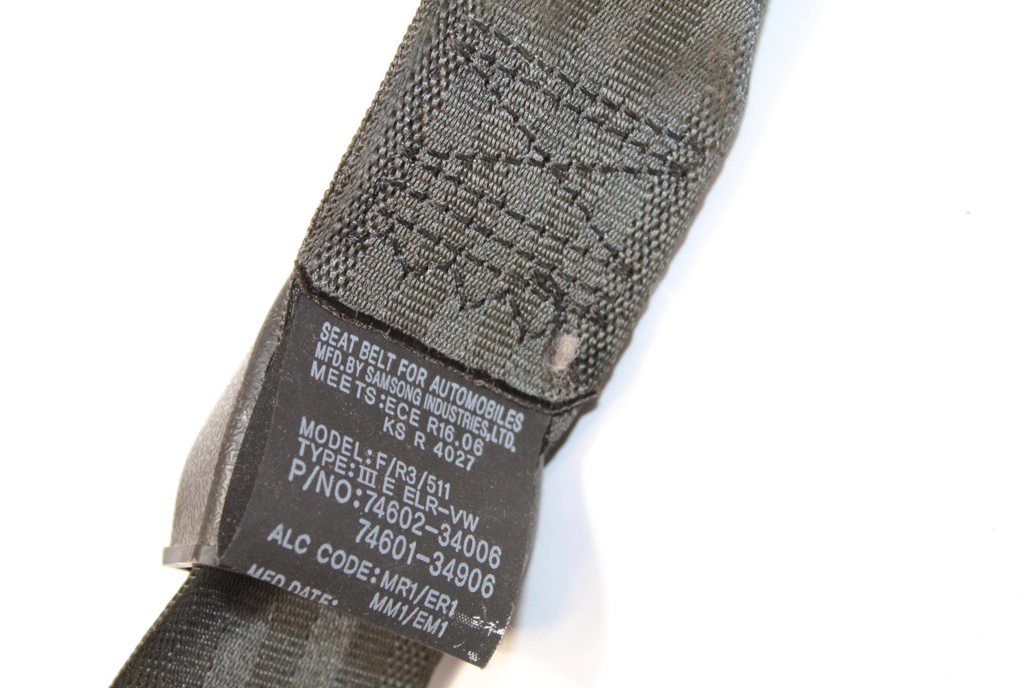 Ssangyong Korando Seat Belt Reel Left Front 74602-34006 2017