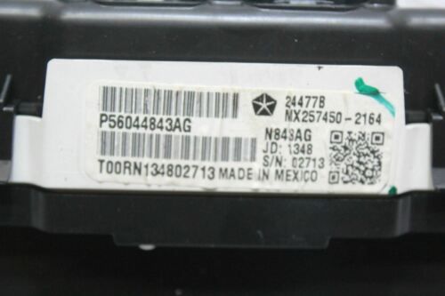 2009 DODGE JOURNEY 2.0 CRD SPEEDO CLOCK INSTRUMENT CLUSTER P56044843AG