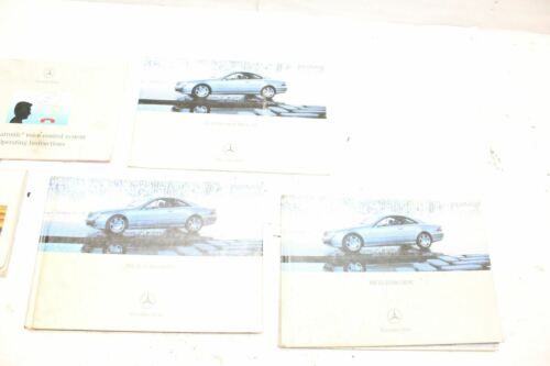 2000 MERCEDES CL500 W215 collection of owner hand books