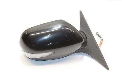 2009 SUBARU OUTBACK RIGHT SIDE FRONT WING MIRROR 32J OBSIDIAN BLACK PEARL