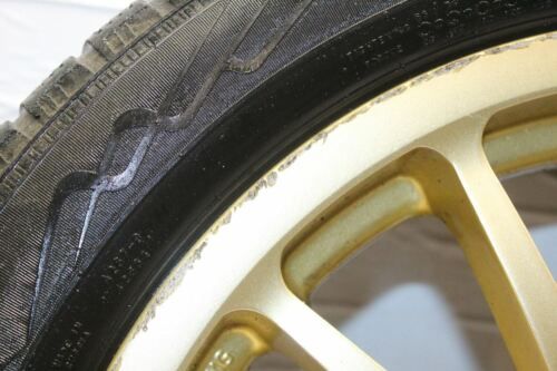 2009 SUBARU IMPREZA Alloy Wheel With Tyre 215 / 50 R17 5MM GOLD