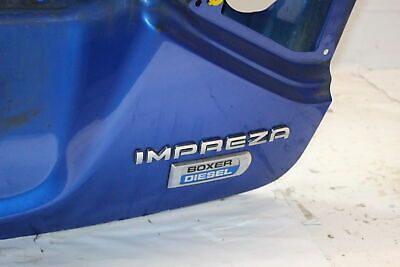 2009 SUBARU IMPREZA TAILGATE WITH SCREEN 02C BLUE PEARL (BARE)