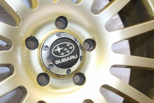 2009 SUBARU IMPREZA Alloy Wheel With Tyre 215 / 50 R17 5MM GOLD