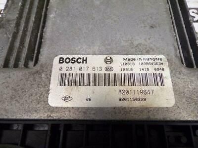 2011 RENAULT LAGUNA MK3 2.0L ENGINE CONTROL UNIT ECU 8201119647