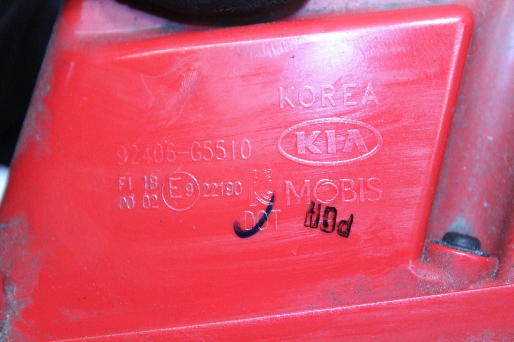 Kia Niro Bumper Reflector Right Driver Side Rear 92406-G5510 1.6 2020
